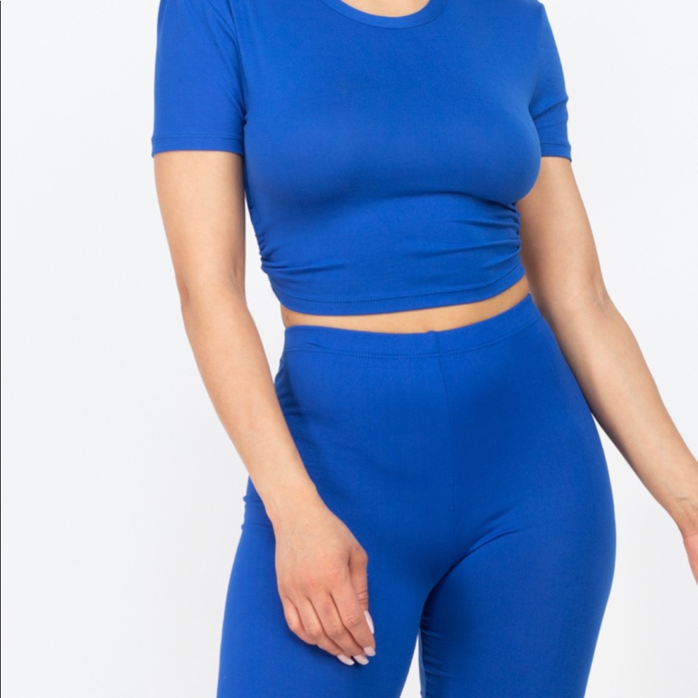Open back biker set